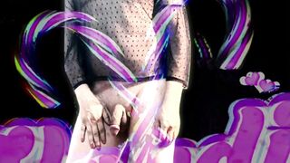 smoking sissy whore allurement in platform stilettos & underwear