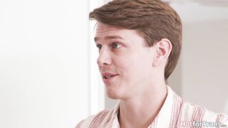 My big boobs shemale gf wants an anal quickie in her office