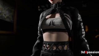 Taryn’s Ashfall hunt — wet romp in bunker demolishes - muddy blow-job, perspiring cowgirl & rigid doggy style