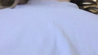 A crossdresser rambles around the bookshelf with an buttfuck speculum slammed. He gets so aroused that he finishes up spurting (lol)