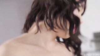 Femboy DANE JACKSON In The Kitchen Slurps BEAU's Spunk-pump