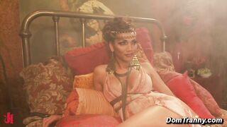 TS Yasmin Lee Rules Her Palace And Servant With Her Throbbing Hard Cock And Demands