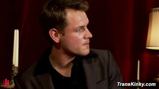 Vaniity Rough Dominant Sex Session Fucking Trents Throat And Ass Until He Cums Twice