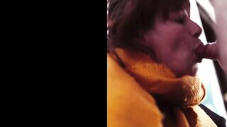 Lollipop in culo and jism in gullet for a uber-cute red-haired tgirl