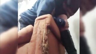 XXL Cocked Transgirl Yova Romps A Hooded Sissy