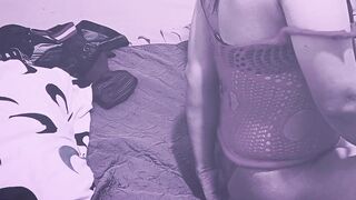 Romping a transvestite in a settling I make her firm