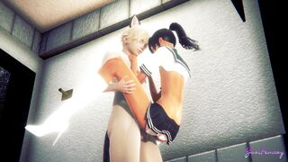 Yaoi Femboy Simon is plowed in a Asian Wc - Asian Sissy Guy