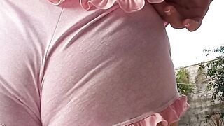 Maricona de shortinho rosa