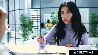 ADULT TIME - Intern Jane Wilde Is Welcomed With Humid Penetrate From CEO Jade Venus Observed By The Office