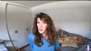 Transsexual Cougar Gray Perrier Sessión With Big black cock