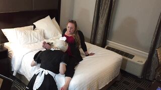 Boy Transformed into Damsel and Romped Clad as Maid