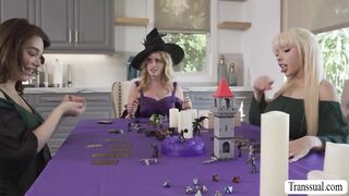 See Coco Lovelock penetrated by this 2 steaming TRANSSEXUAL