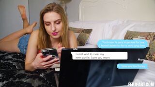 Trans Aunty seduces her niece to have a girl night and have sex FERR-ART