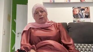 Fatima cumming on couch