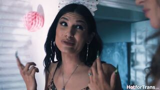 Who needs a stripper if you got two shemale besties like us