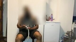 I made the subordinated lil' mutt gobble my soles.