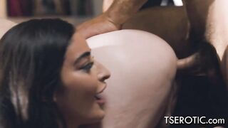 TS Girl Natalie Mars And A Girl Get Assbanged