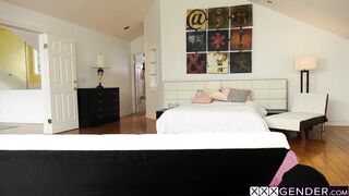 Messy bbc thief plumbed insatiable transgirls Lena Moon cock-squeezing brown sphincter