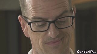 Tranny Korra Del Rio sucked off and anal fucks her boyfriend