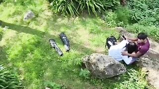 Duo caught on camera on a realm journey