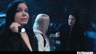 Futa Anime Plumper Damsel Wielded by Fuckfest Satan Turns Into Super-naughty Transgirl And Facefucks Nice Blondie