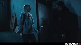 Futa Anime Plumper Damsel Wielded by Fuckfest Satan Turns Into Super-naughty Transgirl And Facefucks Nice Blondie