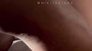 Nkt@ Big black cock Wet Transsexual six