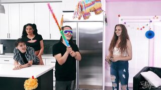 TRANS ANGELS - Zariah Aura Munches Out Joey Michaels’ Yummy Fuck hole Before A Kitchen Counter Boning