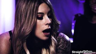 I confront my husbands tgirl mistress and she offers herself