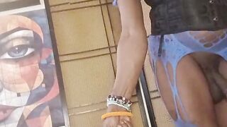 Transsexual Pipe Pig with Plaything