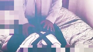 Plowing a squealing transvestite who prays for prick in her bootie