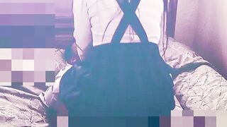 Plowing a squealing transvestite who prays for prick in her bootie