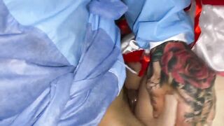 I'm going to penetrate my gf's nurse's fuckbox