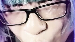 sissy tramp Kandi Kane fellate munch & inhale Weenie Adore