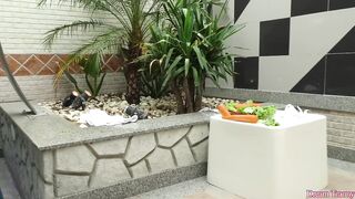 Tgirl Barbara Perez Faps Off While Her Culo Slammed