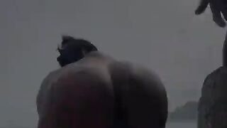 Public fucky-fucky with a trans lady on Abricó beach.