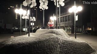 Sissy Outside railing bone in fresh sundress