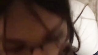 A university college girl from the distance learning gives me a dt while dressed in her uniform for homework.