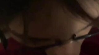 A university college girl from the distance learning gives me a dt while dressed in her uniform for homework.