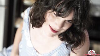 CANADA TGIRL - Nora Amour Experiencing Lewd In The Kitchen