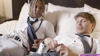 Witness what happens when 2 studs share motel guest room the last night of crypto expo