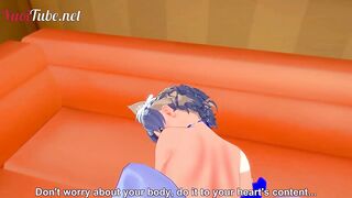 Re Zero Yaoi - Felix Oral, Hand job & Bum sex with crempie - Yaoi THREE DIMENSIONAL