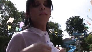 Teenager Transsexual Giant Caboose Nicoly Assunção Buttfuck
