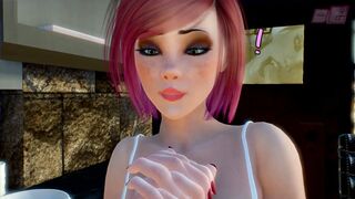 Insane dickgirl desired to gobble the anal invasion of a ultra-cute dude, after that she torn up his caboose decently - Super-sexy THREE DIMENSIONAL Hermaphroditism on Masculine
