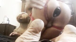 Stephanie James TRANSSEXUAL - burst that nut sack in my cunny