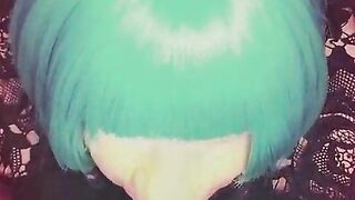 GONZO INHALE sissy cockslut tranny DEEPTHROATS SUPAH GRUBBY gasping SICK & HORNY chisel tonguing female