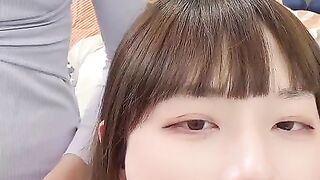 Chinese Frolicking With Her T-girl Buddy Until She Cum shot