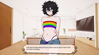 My Femboy Roomy Exclusive Holiday six - Femboy Paramour Likes Fellating My Ample White Schlong