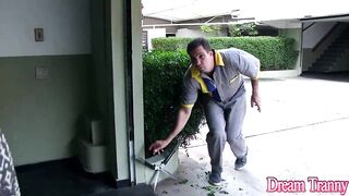 Tgirl Mariana Lins Gets Her Culo Pumped Utter of Spunk