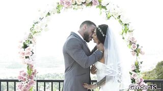 I can finally anal bareback you as my big tits shemale wife